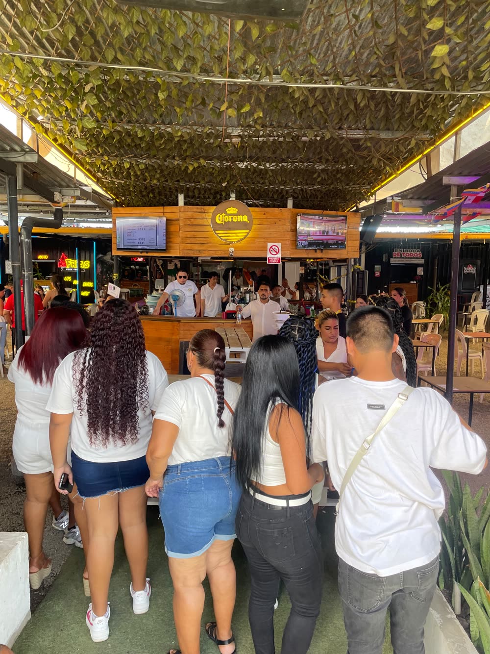 Noche de evento en Rockafella Park